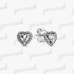 Pandora Elevated Heart Stud Earrings